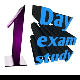 1 Day Exam Study