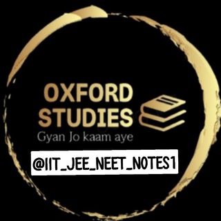 IIT JEE NEET NOTES