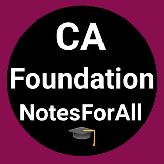 CA Foundation NotesforAll✅